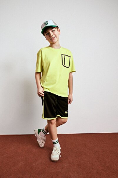 DeFacto Regular Fit Sports Printed Shorts for Boys H2689A826Sm