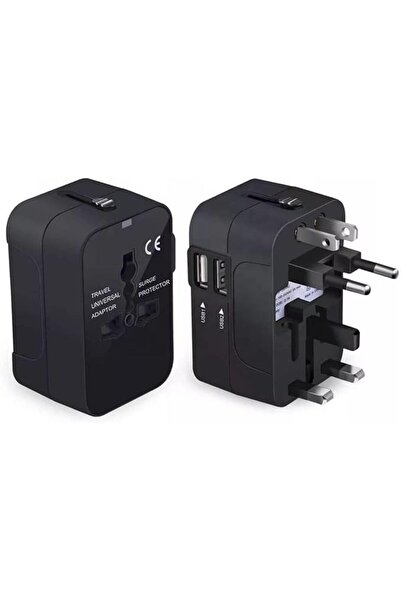 GENERAL Universal Travel Power Adapter Portable All-In-One International Wall...