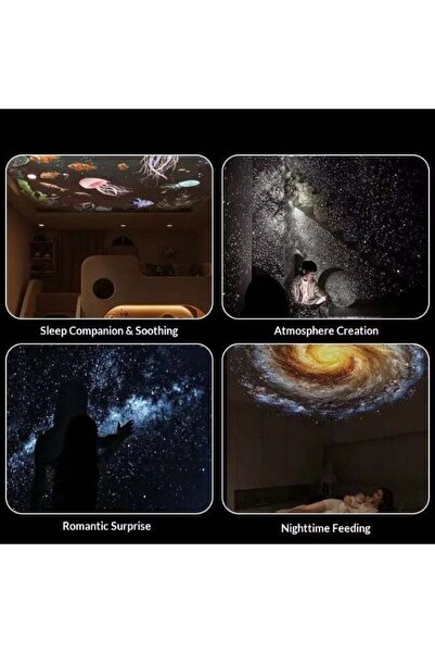 Generic 2-in-1 Galaxy Projector & Night Light, HD Starry Sky & Milky Way with...