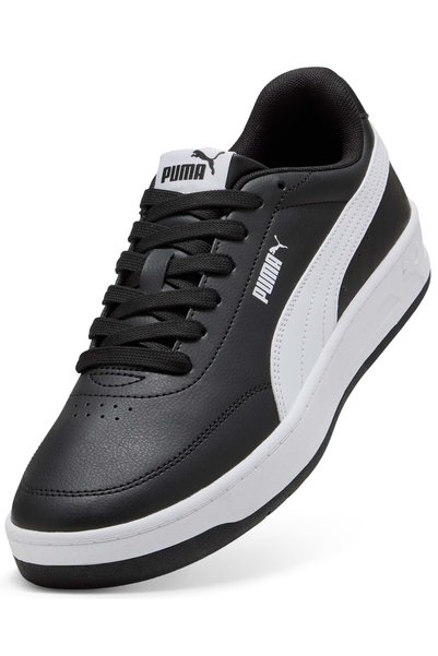 Puma Court Classic Clean 402223 Sneaker Unisex Spor Ayakkabı SİYAH-BEYAZ