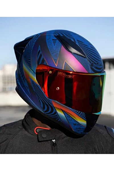 LS2 Rapid 2 Optik Race Full Face Motosiklet Kaskı Kırmızı Camlı