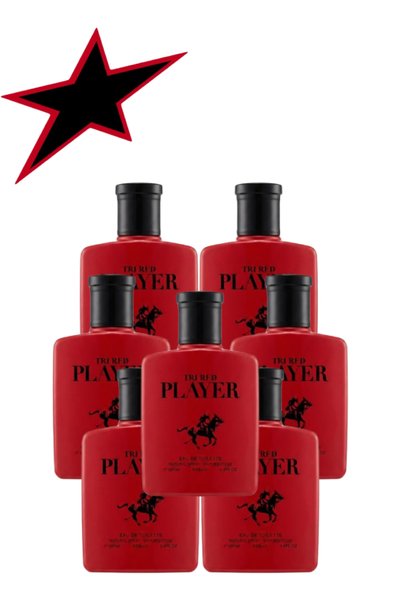 trı 7 قطع حمراء Player Perfume 100مل