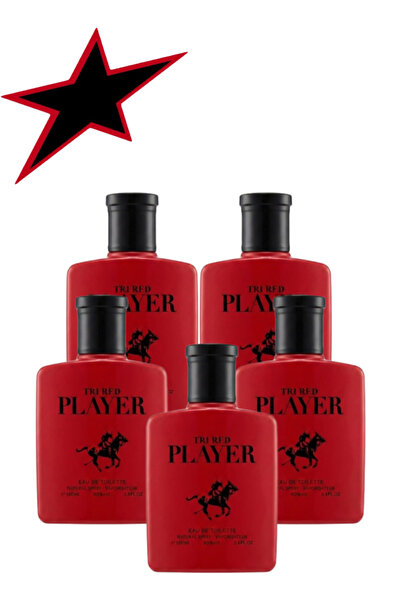 trı 5 Pieces Red Player Perfume 100ML