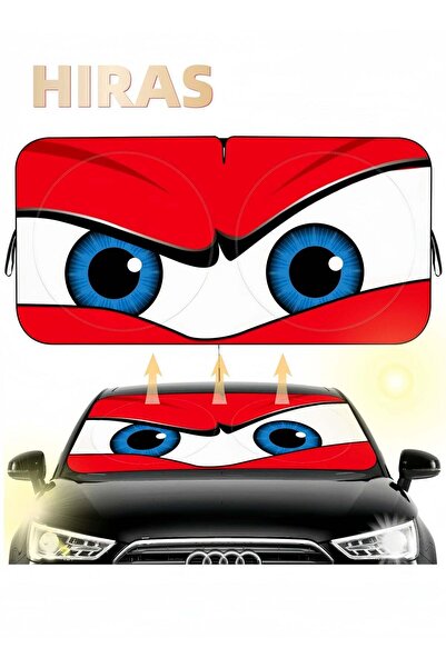 Generic Hiras Car Windshield Sun Shade, Car Sun Shade Funny Car Eyes Sun Viso...