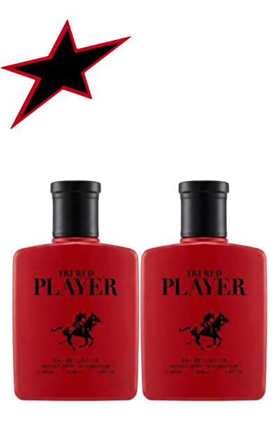 trı 2 Pieces Red Player Perfume 100ML