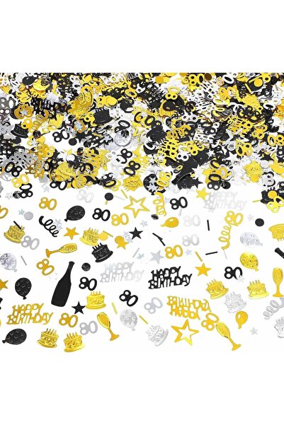 Arabest Happy Birthday Table Confetti,3000 Pieces Metallic Sequin for Cake Pa...