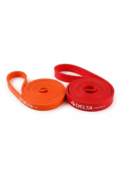 Delta 15-25 kg 2 Pieces Resistance Bands Barbell Muscle Strength Training Pil...