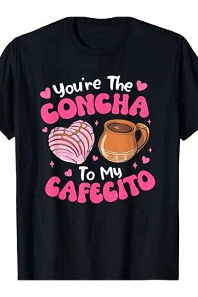 NOURAM تي شيرت You're The To My Cafecito Concha Lover Coffee
