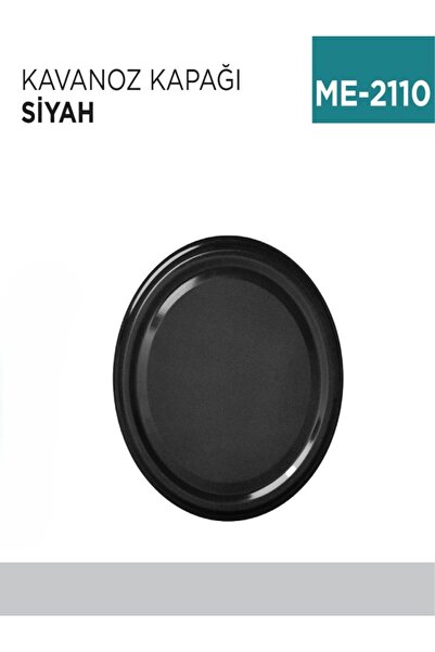 inci çelik aksesuar 5 Pieces Glass Jar Lid Black