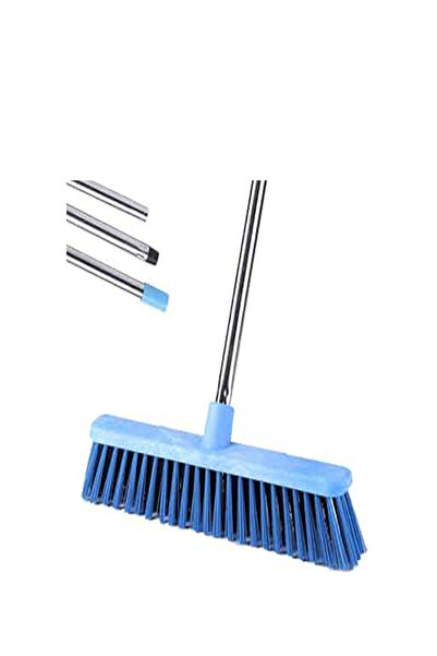 SPARKLEAN Soft Classic Sweeping Brush with Aluminium Handle, Soft Bristles Th...