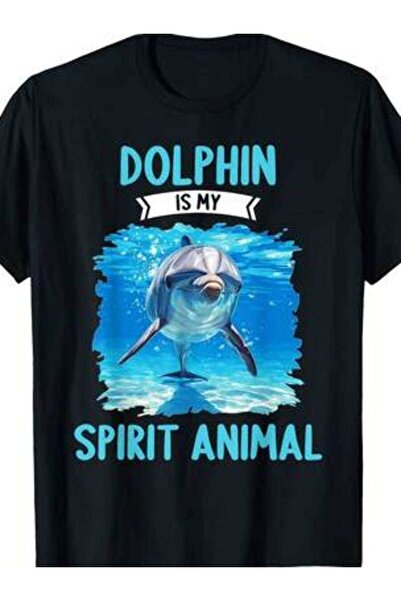 NOURAM Dolphins Are My Spirit Animal, Dolphin Lover Gift T-Shirt
