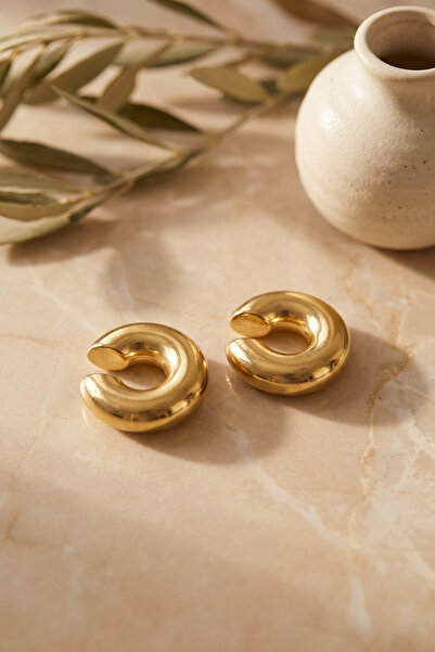 callerrons accessories Gold Color Double Earcuff Earrings - Ebj260822W46330