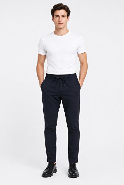 ALEXANDERGARDI Teknik Kumaş Elastic Waist Lace-Up Trousers