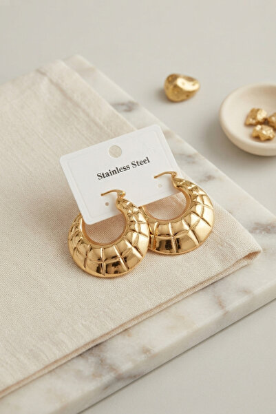 callerrons accessories Gold Color Bohemian Hoop Model Earrings - Ebj260822W46231