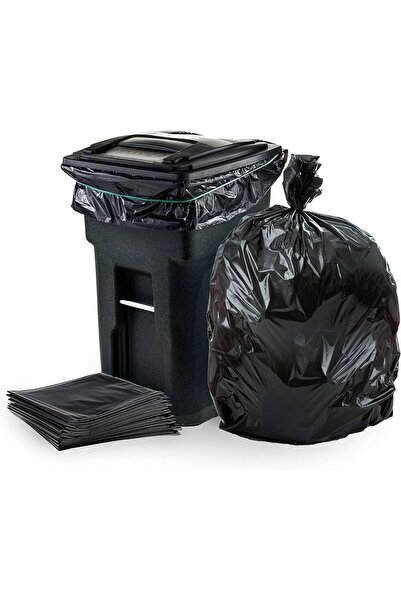 SPARKLEAN Black Garbage Bags for Home, Office and Commercial Use, 20 kg per P...