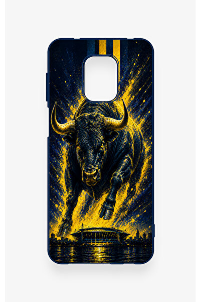 Vip Case Redmi Note 9 Pro 9S Uyumlu Kadiköy Boğası Desenli Silikon Kılıf