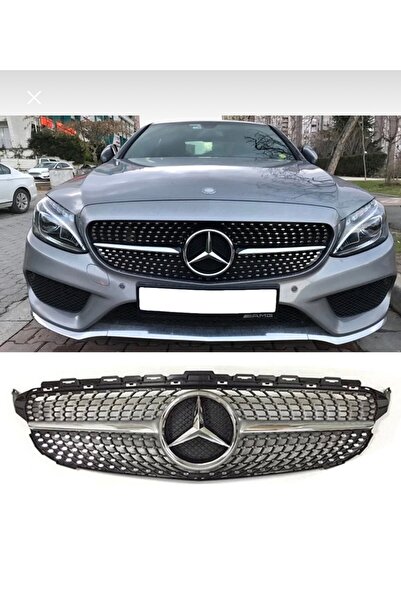 Genel Markalar Mercedes c200 ön panjur / w205 ön panjur / DAİMOND ÖN PANJUR