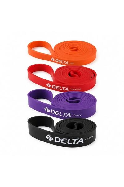 Delta 15-25-35-45 kg 4 Pieces Resistance Bands Barbell Muscle Strength Traini...