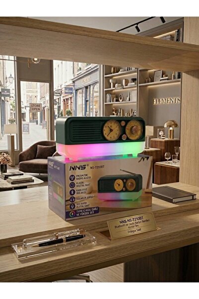 Genel Markalar Işıklı Bluetooth Nostalji Speaker 181*119*198Mm