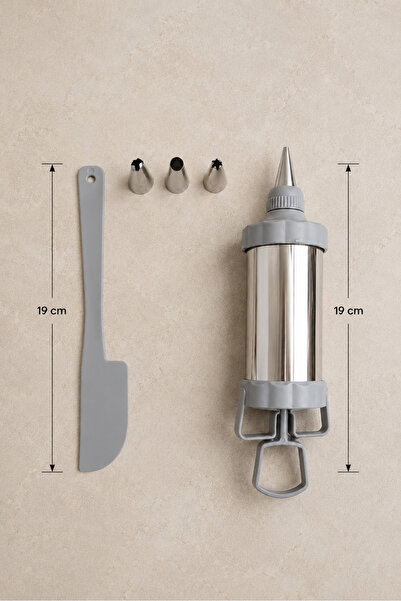 Kitchen Way 3 Head Cream Pump Set Cake Cupcake Decorating Cream Forming Apparatus Kw-3326