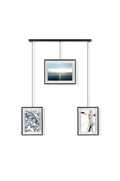 umbra Set de 3 rame foto, Umbra, Exhibit, Metal, 67 x 46 cm, Negru