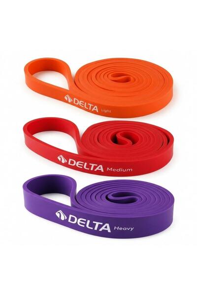 Delta 15-25-35 kg 3 Pieces Resistance Bands Barbell Muscle Strength Training ...