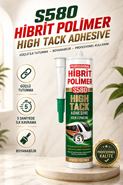 NZB Beyaz Renkli Hibrit Polimer High Tack Güçlü Montaj Yapıştırıcısı 290 ml