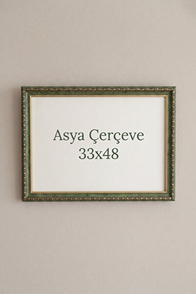 Asya Çerçeve 33 x 48 cm Osmanlı Saray Serisi Camlı Oda Mutfak Salon Koridor P...