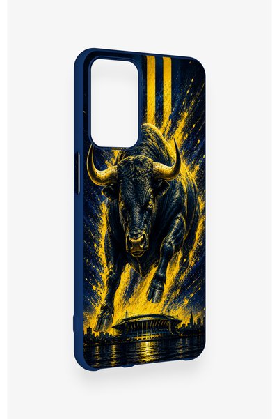 Vip Case Oppo A16 Compatible Kadiköy Bull Patterned Silicone Case