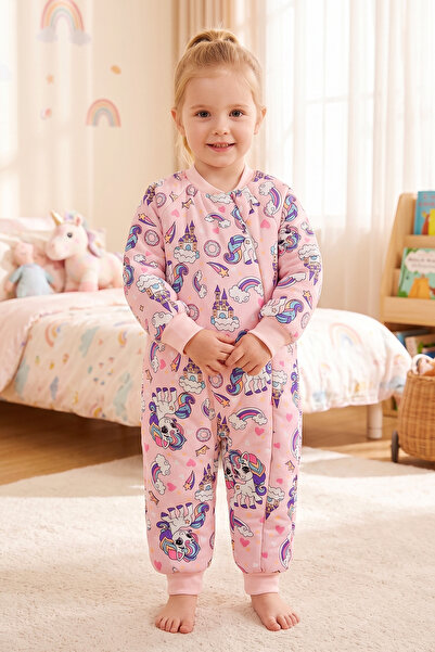 Babymod Elyaf Dolgulu 2.5 Tog 100% Pamuk Penye Astarlı Premium Kalite Kız Çoc...
