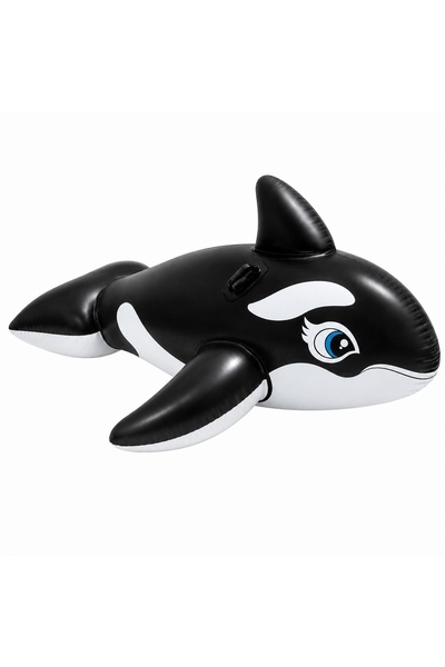 BaoBao Inflatable whale ring Orca for children 150x88x55 cm, water toy for po...