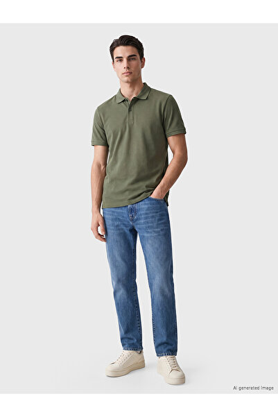LC Waikiki Trendlucky with a Difference Polo Collar Pique Men's T-Shirt