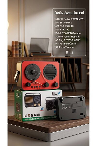 Genel Markalar DİGİTAL RADİO & BLUETOOTH SPEAKER
