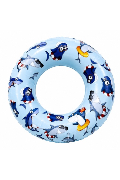 BaoBao Colac gonflabil de 80 cm cu rechini – Colac gonflabil pentru copii, pi...