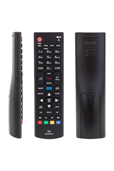 Parmis LG Uyumlu 47LB670V AKB73975761 3D Smart Tuşlu Lcd-Led Tv Kumandası