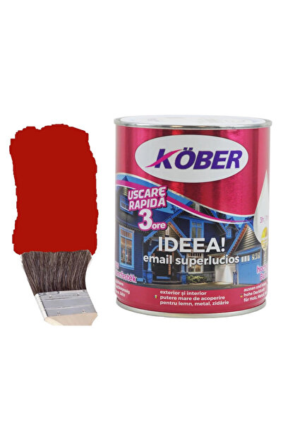 Kober Vopsea alchidica pentru lemn / metal, Ideea, interior / exterior, 0.75 L
