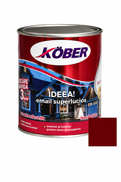 Kober Vopsea alchidica pentru lemn / metal, Ideea, interior / exterior, 0.75 L
