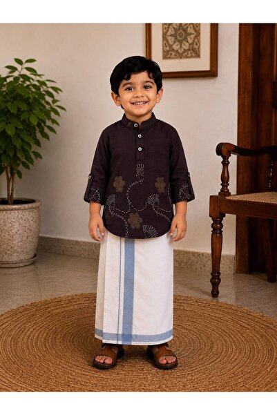 Generic Brand Boys Dhoti Set – 1 to 5 Years