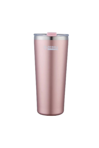 ZEBRA THAILAND Zebra Vakumlu Çelik Termos Bardak 870 ml Polar, Kapaklı, Pembe...
