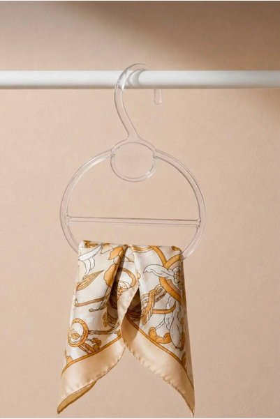 Gardino Shawl Scarf Hanger High Quality Transparent Closet Organizer |   25 Multi-Purpose Hangers
