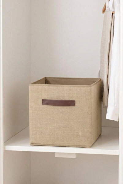 İronika Jute Coverless Box Closet Organizer Organizer Toy Laundry Storage Box...