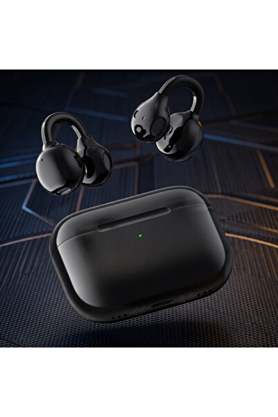 wiks Klipsli Kablosuz Bluetooth Kulaklık TWS Açık Kulak Spor Müzik Kulaklığı
