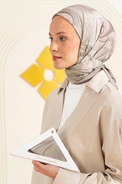 JAWEL Marbled Patterned Wrinkled Textured Soft Scarf Maryas