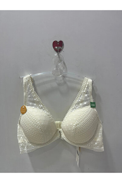 Belvü Women's Non-Padded Underwire Lace Detailed Bra