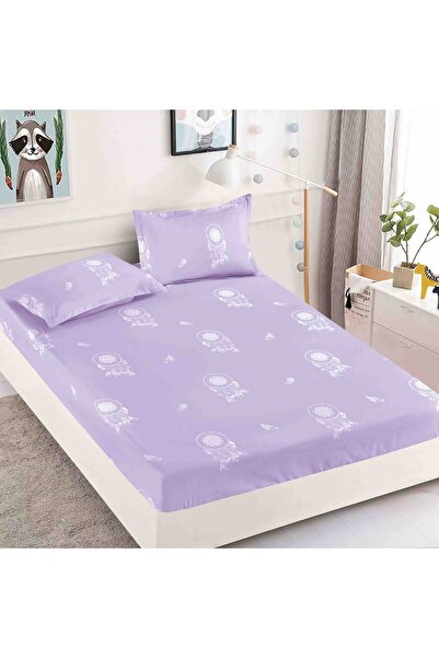 JOJO HOME Set husa de pat cu elastic pentru saltea 180x200 + 2 fete de perna ...