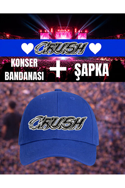 lovver Crush Written Special Design Premium Print 100% pamuk koncertna bandan...