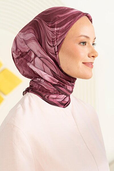 JAWEL Marbled Patterned Wrinkled Textured Soft Scarf Maryas
