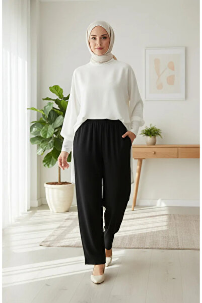 sefamerve Muslin Pants 0020-03 Black