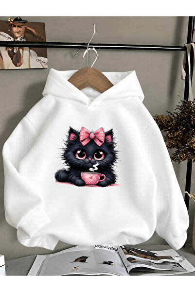 Cevval Children's Hooded Printed Sweatshirt