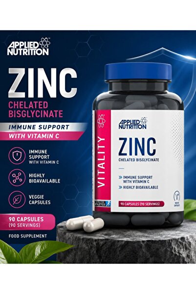 applied nutrition 15 mg Zinc + Vitamin C Rose hips 90 Caps